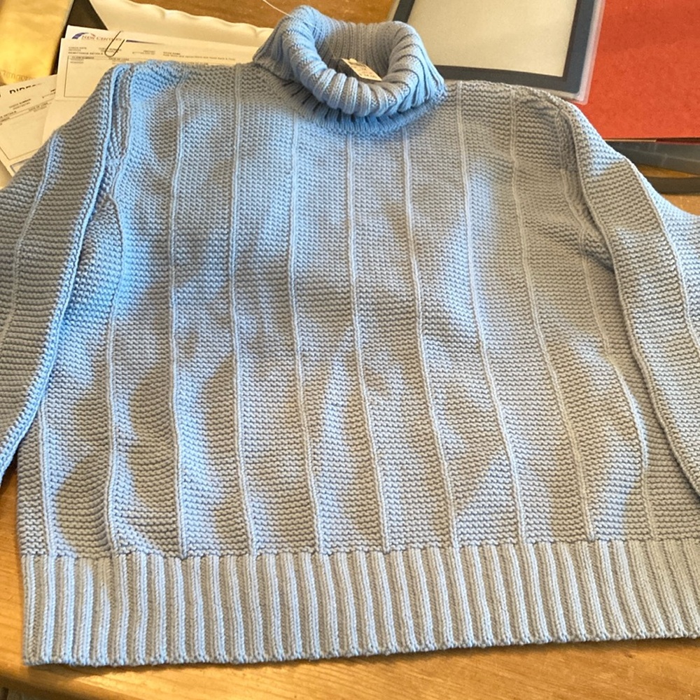 Baby blue sweater